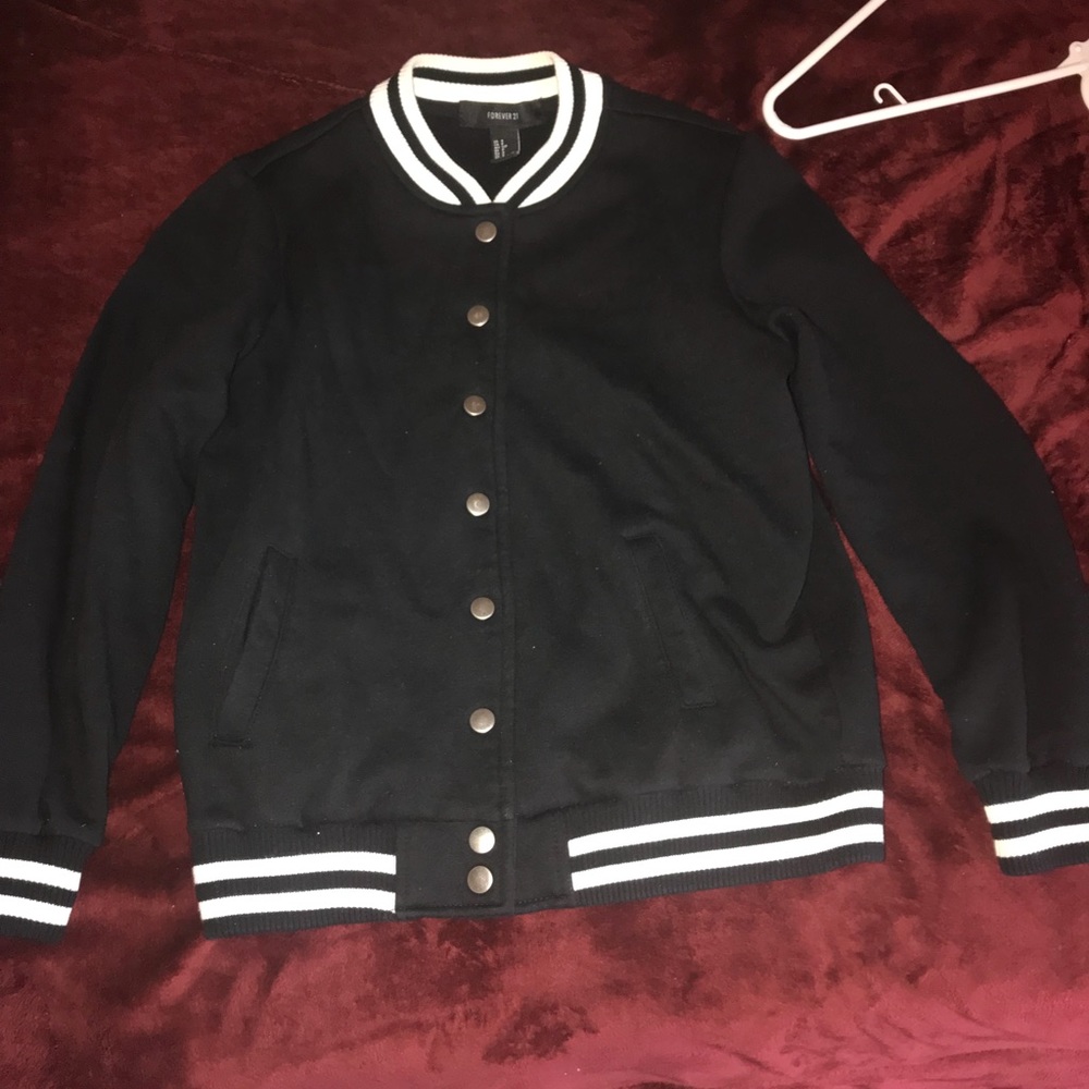 Black and white jacket